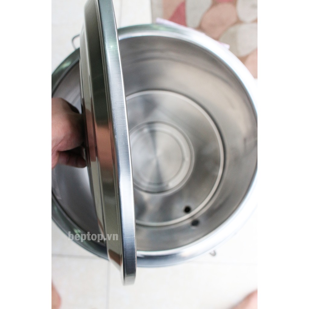 Nồi nấu phở bằng điện mâm nhiệt 30L - INOX 304