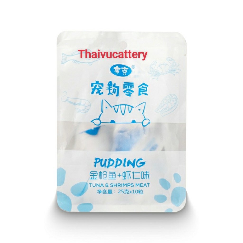Thạch pudding sữa dê dạng liếm cho mèo -1 chiếc cho mèo con mèo lớn mèo kén ăn-Thaivucattery
