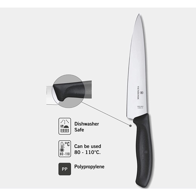 Dao bếp Victorinox Swiss Classic 19cm - Thuỵ Sỹ