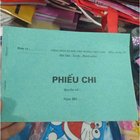 Hóa đơn bán lẻ - phiếu thu - phiếu chi (2 liên)