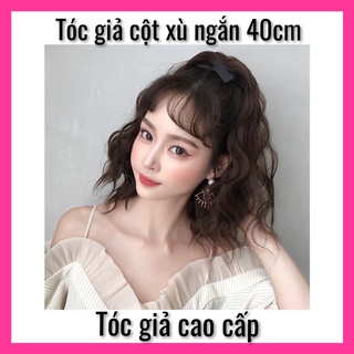 Tóc giả buộc dây xù ngắn của nữ ❇️freeship ❇️tóc giả buộc xù thời trang của nữ ❇️