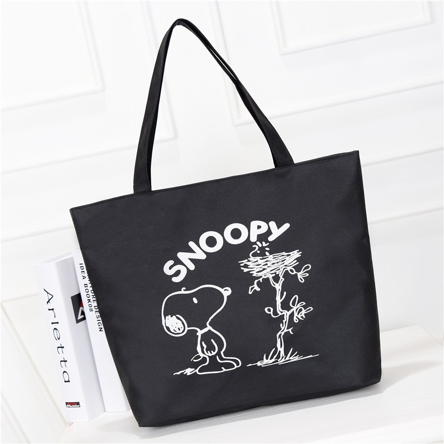 Túi tote vải Canvas đeo vai nữ đi học đi chơi hot trend, túi xách nữ đeo chéo hàn quốc -04