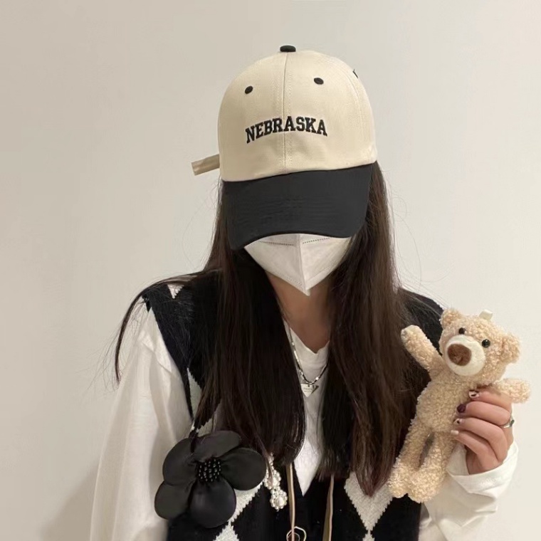 Mũ lưỡi trai thể thao ullzang vải cotton pha màu thời trang cá tính mới