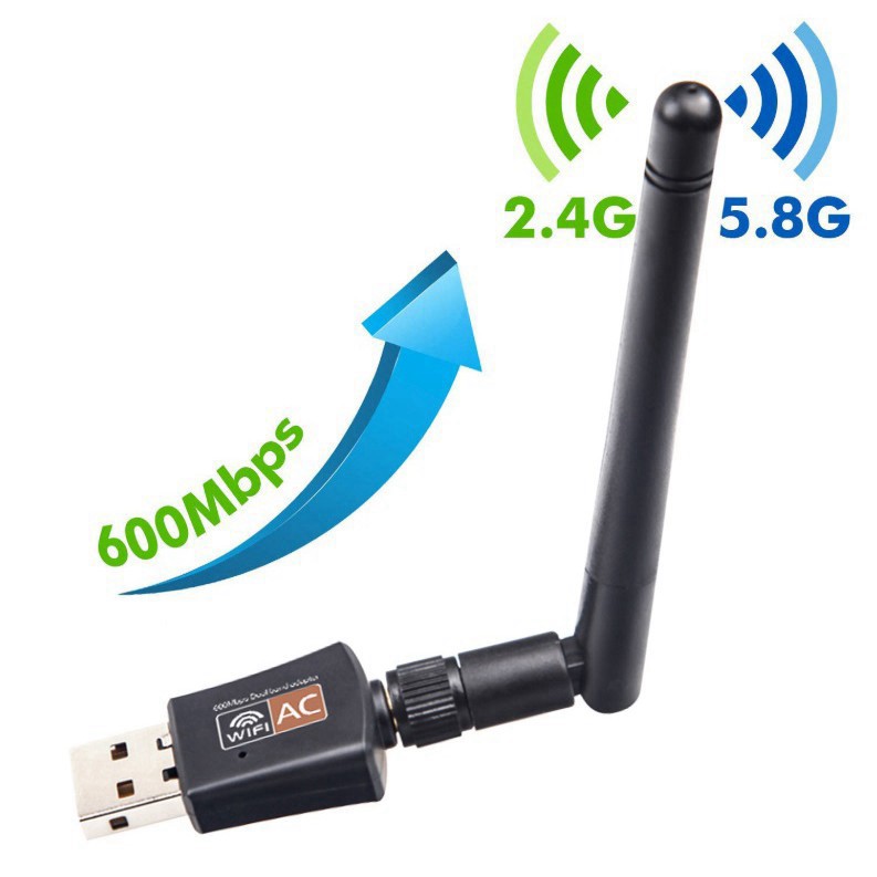 USB wifi thu phát wifi 2 băng tần tích hợp ăngten Coolmoon giá tốt