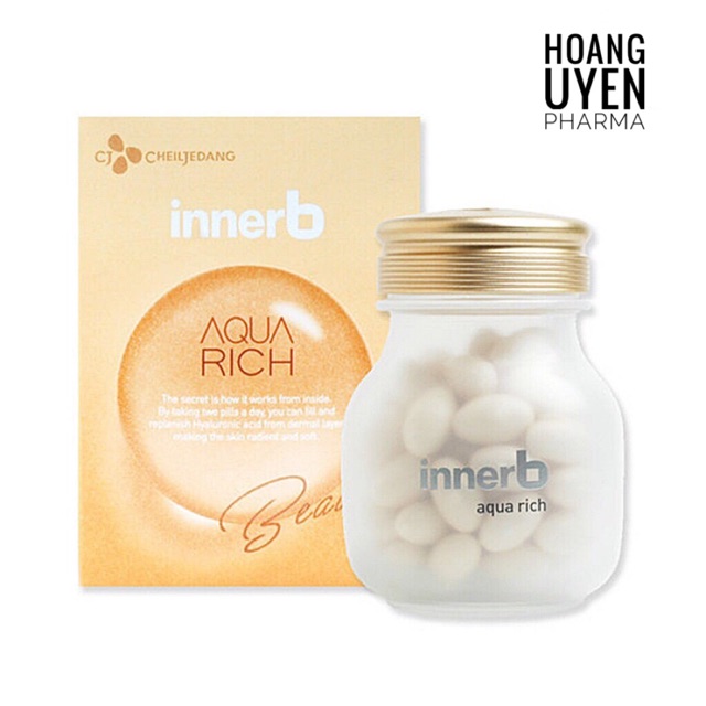 Viên uống cấp nước Innerb Aqua Rich - Nhập khẩu chính ngạch