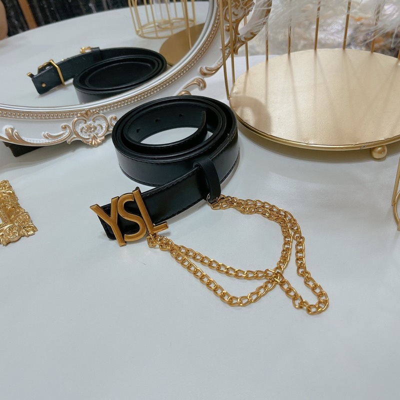 Dây lưng da nữ, Thắt lưng da mặt khóa hàng nữ nhiều mẫu   MNO Accessories AS30