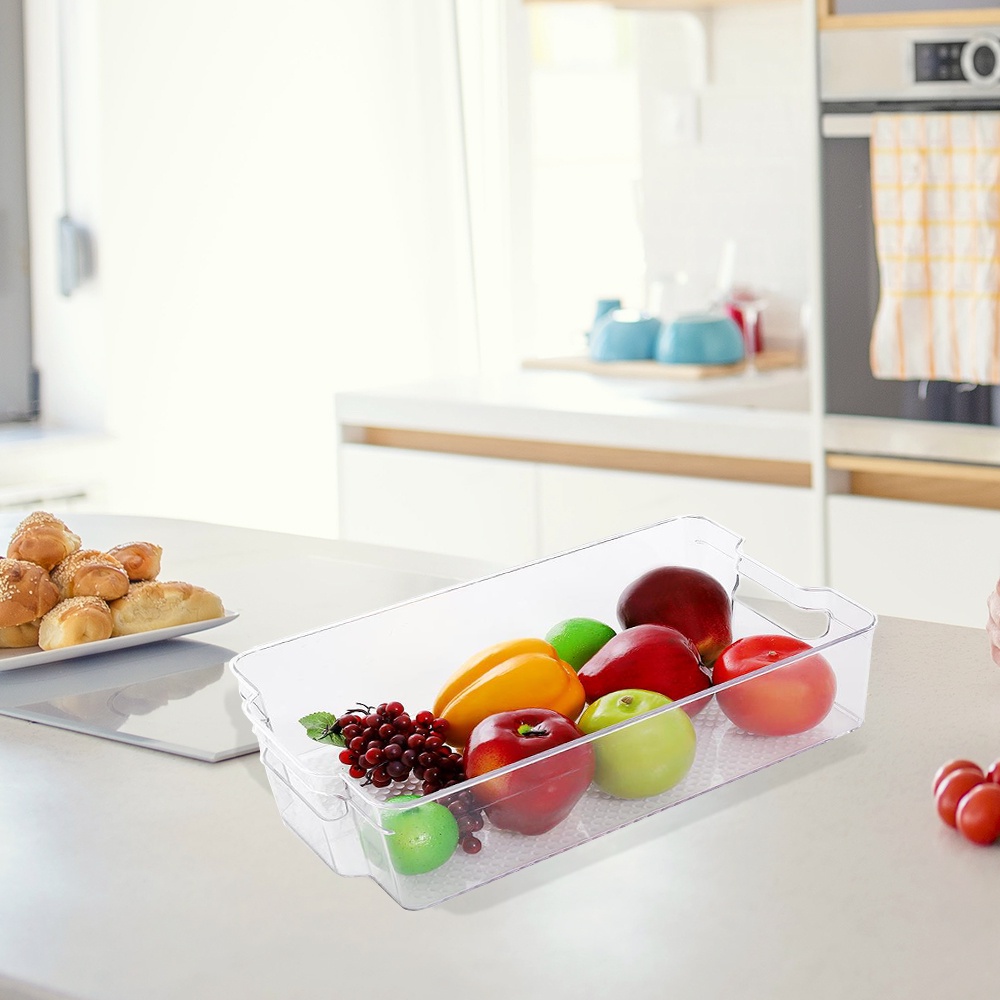 HomeBase KECH Hộp nhựa lưu trữ tủ lạnh có thể xếp chồng Thái Lan 9051 W37.5xD21.5xH10cm