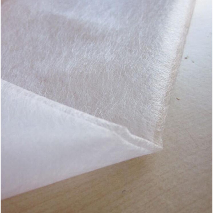 Vải keo hai mặt 112x100cm dùng ủi thêu thùa chuyên dụng