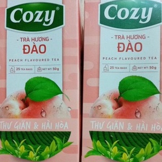 Trà đào túi lọc cozy 2g* 25 túi