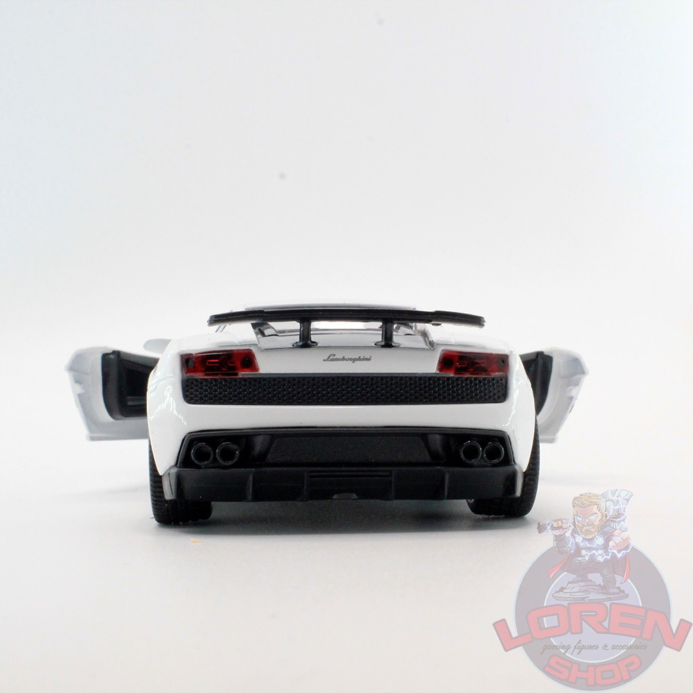 Mô hình ô tô kim loại tỷ lệ 1:36, siêu xe đồ chơi Lamborghini Gallardo LP 570-4 Superleggera