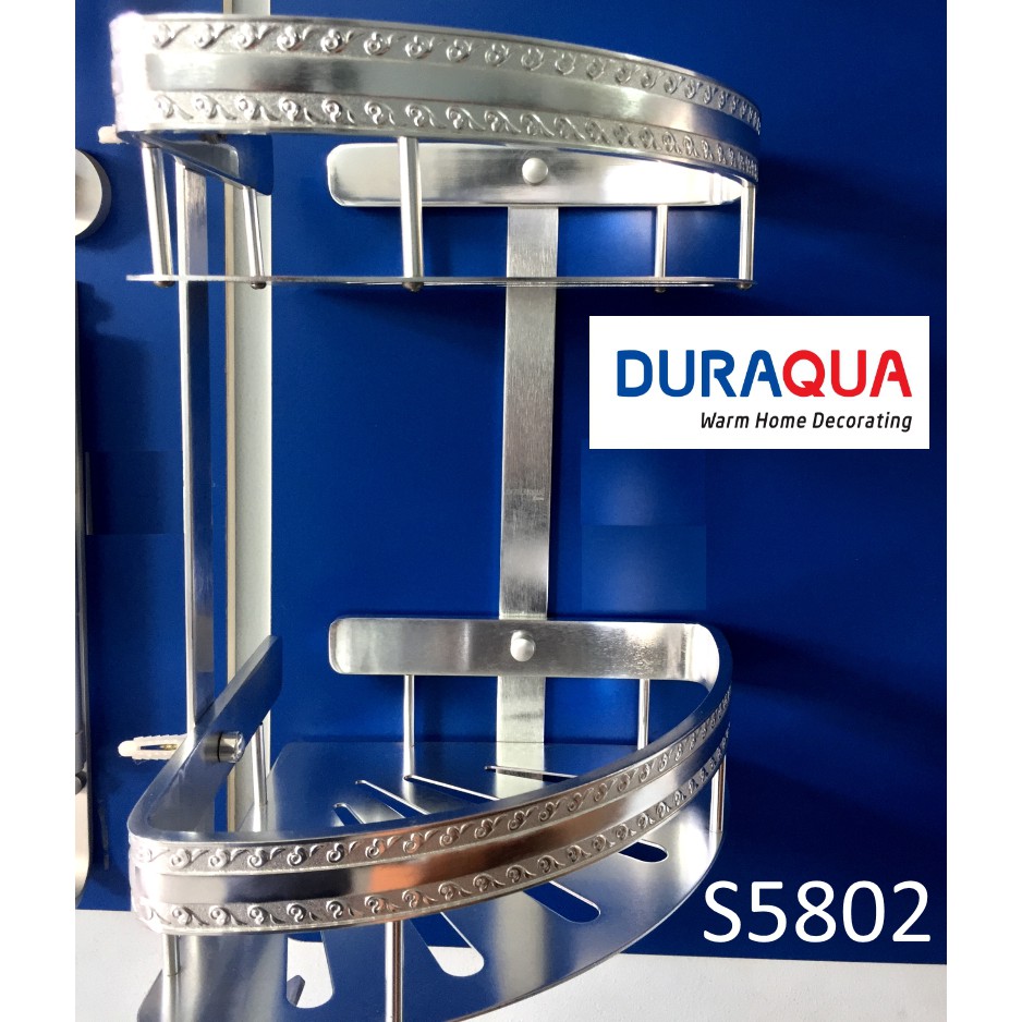 Kệ góc 2 tầng Duraqua S5802