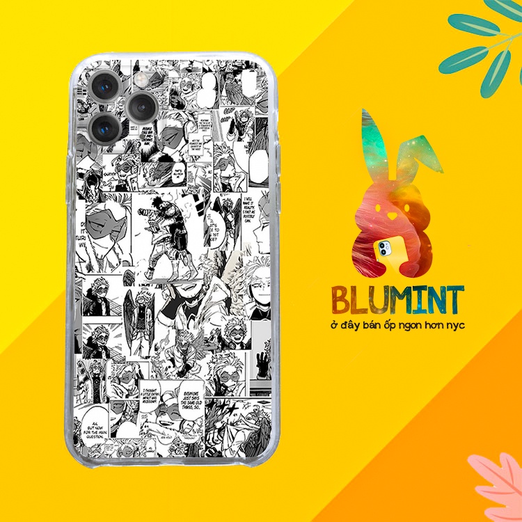 Ốp lưng iphone silicon Hawks collage truyện tranh cho IP5 đến IP 12 pro max PAP20211004