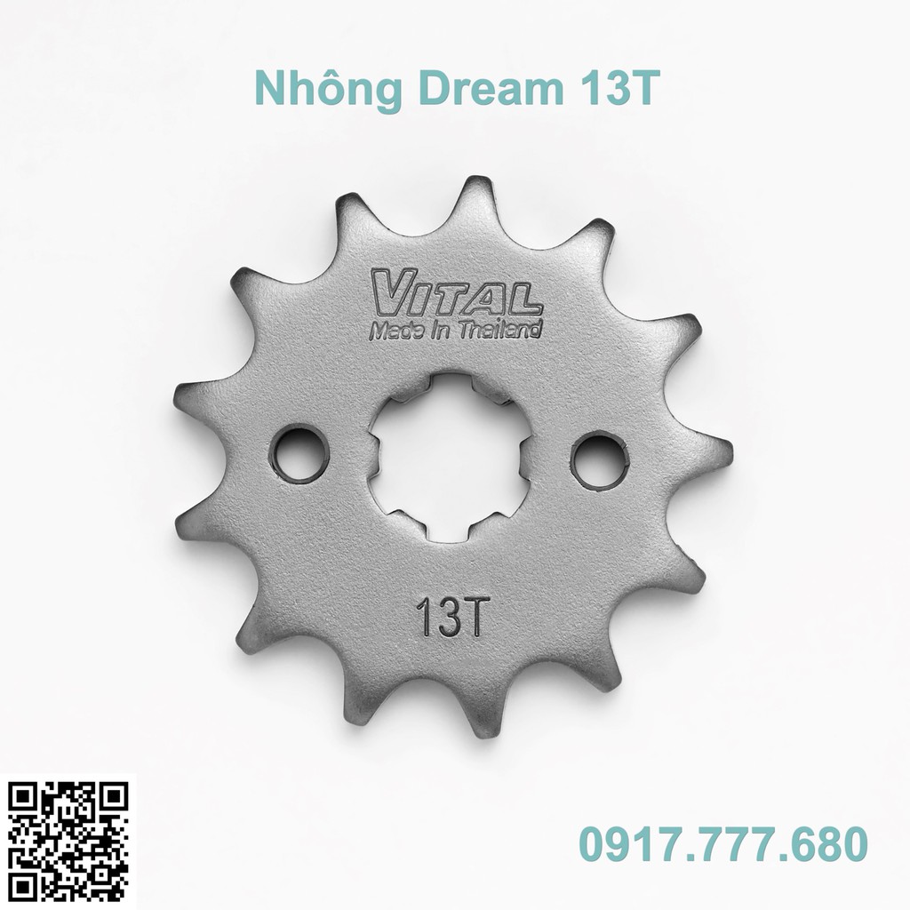 Nhông Dream, Future, Future X, Wave RS, Smash, Axelo, Win, Dream (11T - 16T) - NSD, Nhông sên dĩa VITAL Tháii lan