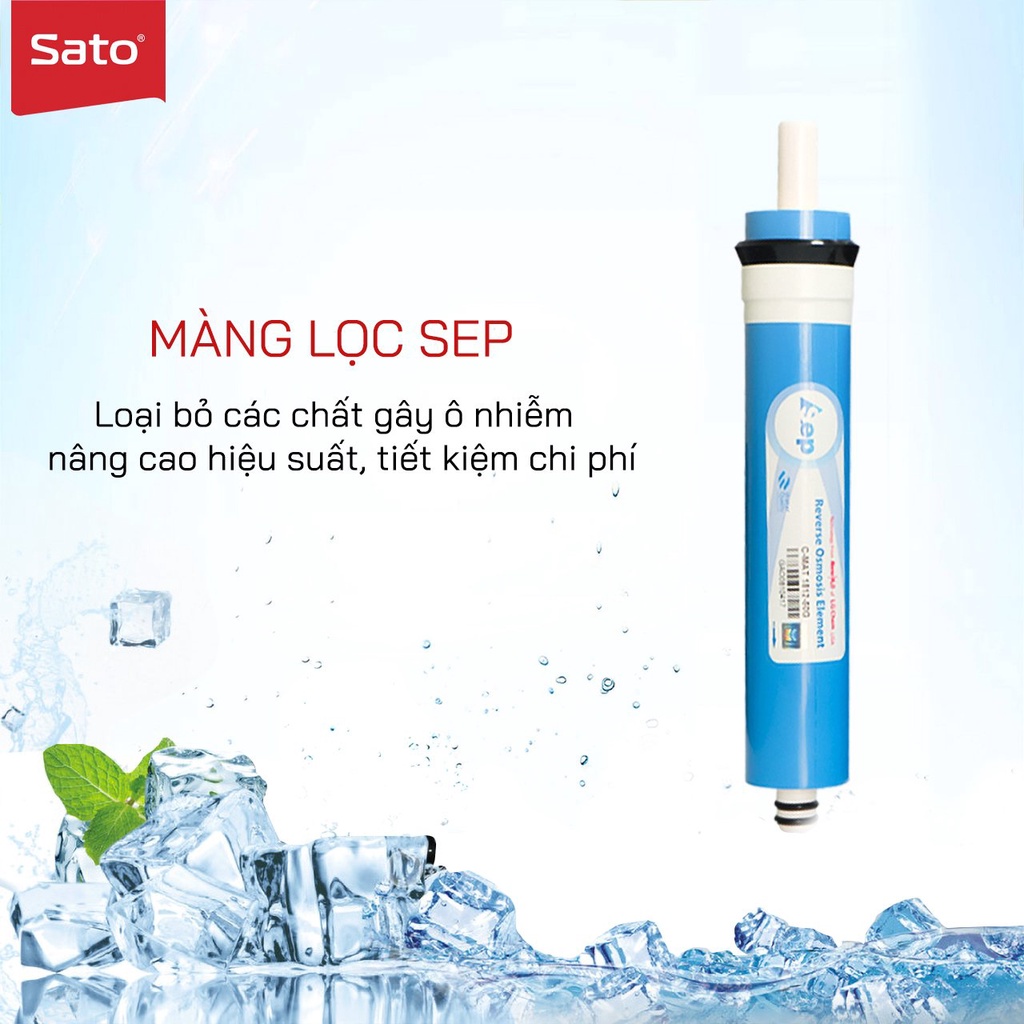 Máy lọc nước Sato Reno ST-RNo7309D 9 cấp lọc - Bảo hành 24 tháng tại nhà
