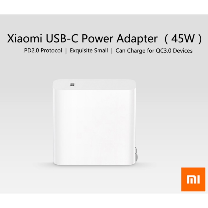 [Mã ELMS5 giảm 7% đơn 300K] Sạc nhanh 45w Xiaomi USB-C 45W Charger