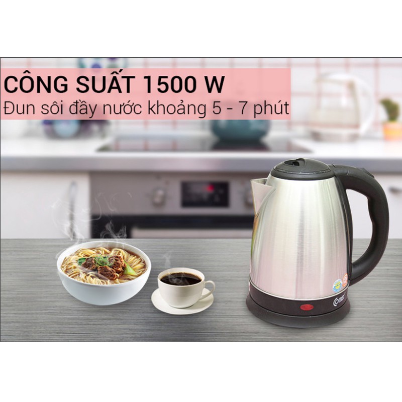 Bình đun siêu tốc 1,5L COMET - CM8217