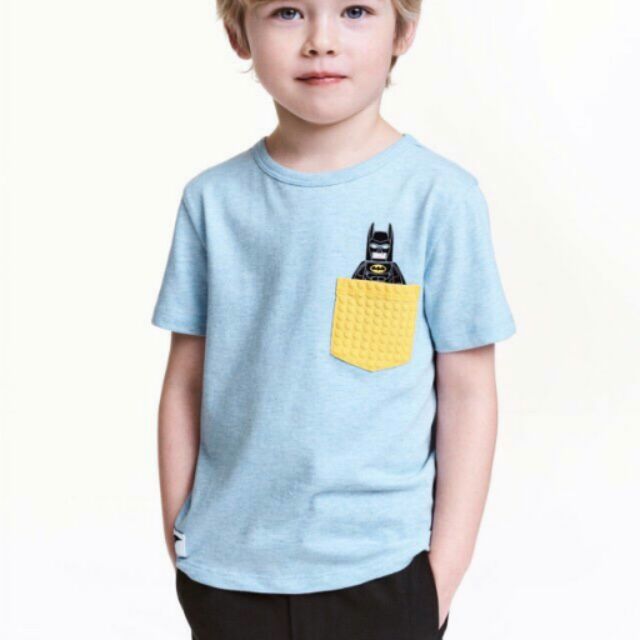 Size 9/10Y Áo phông cọc tay H&M BatMan