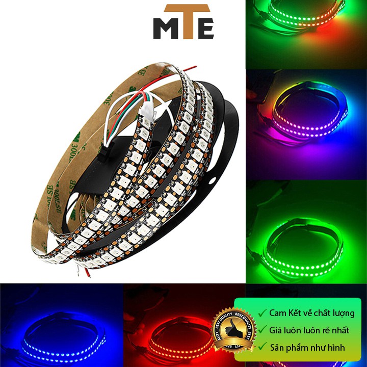 Dây led đổi màu RGB WS2812B 5V 144 Led 1 mét