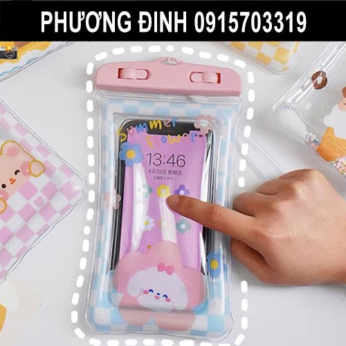 Túi đựng điện thoại chống thấm nước có phao cao cấp, tiện lợi đi bơi, đi biển