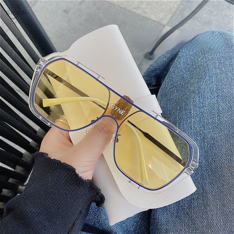 Kính mát có gọng lớn chống tia uv nhiều màu sắc thời trang