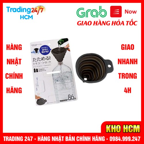 [Hỏa tốc HCM] Phễu silicone có thể gấp gọn Nhật Bản