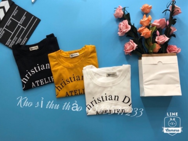 Croptop thêu chữ hình chụp thật kèm video