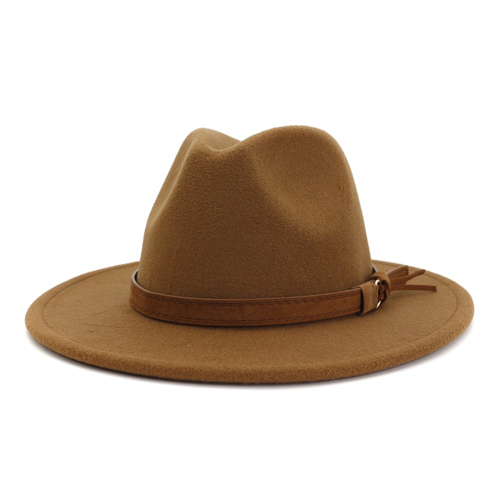 Mũ Phớt Fedora Nam Nữ FN01 Cao Cấp Vành Rộng Mugout  - Nón Phớt Vintage Thời Trang Chất Nỉ | Mũ Chất HCM