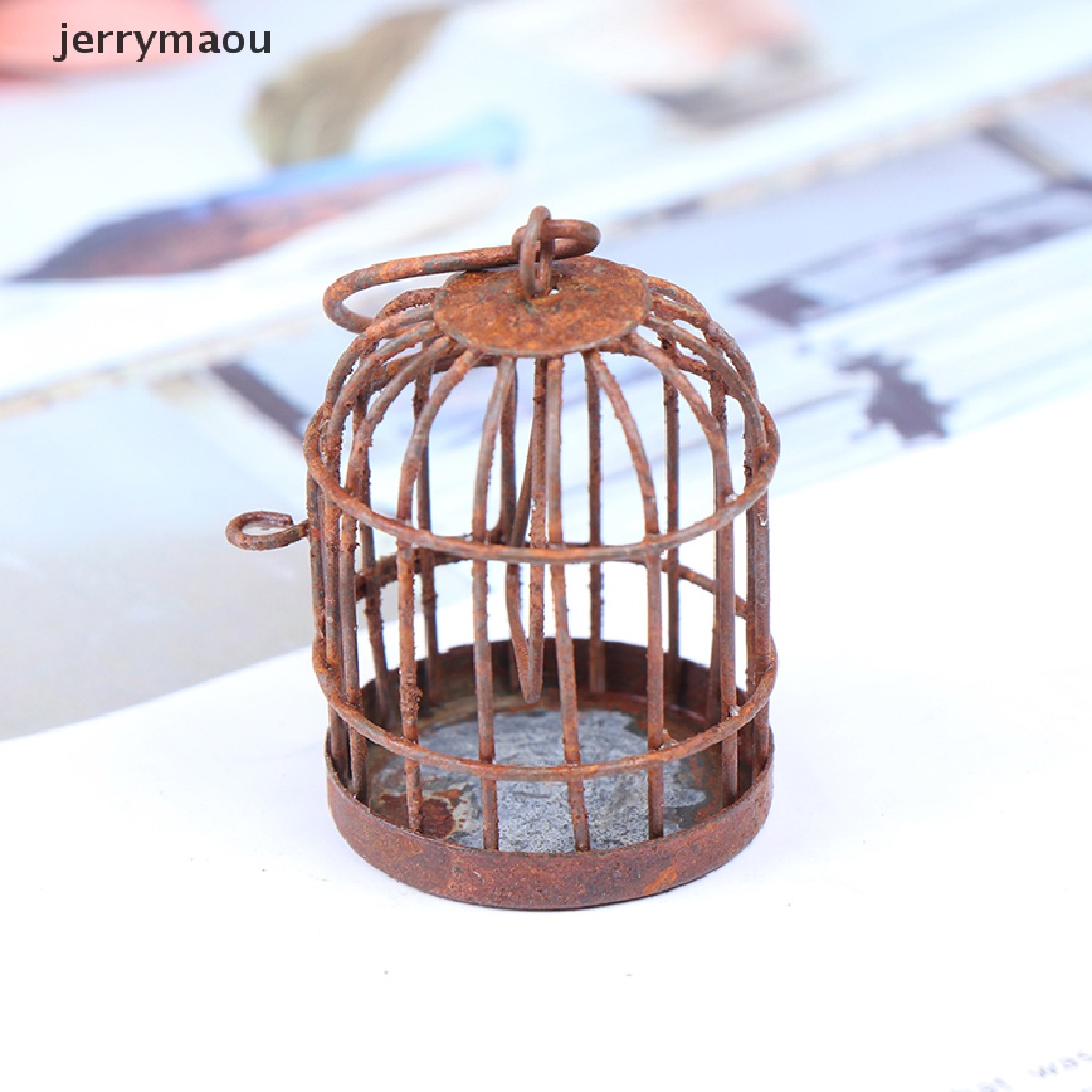 Lồng Chim Kim Loại Mini 1: 12 Trang Trí Nhà Búp Bê