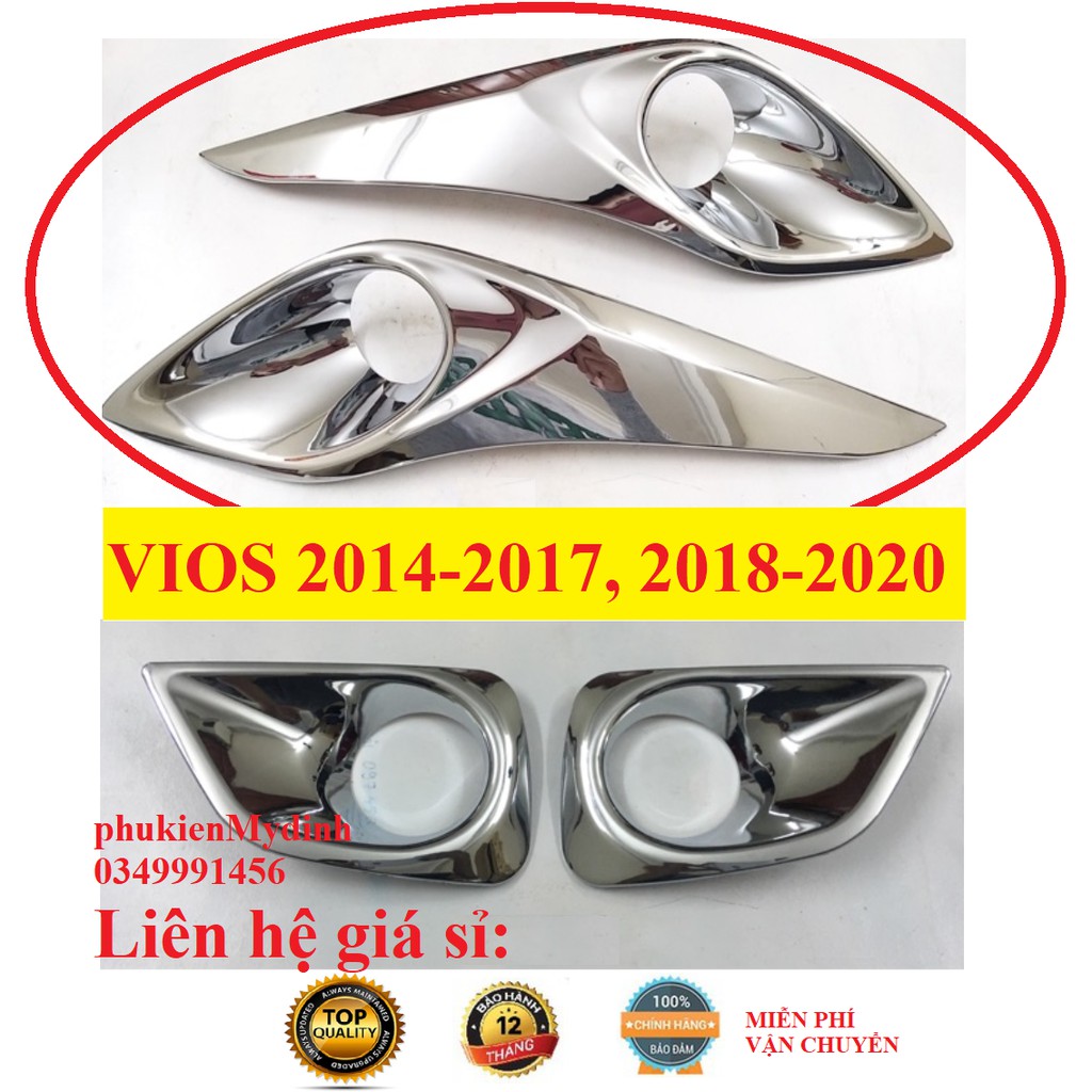 Ốp đèn gầm vios 2014-2017, 2018-2020
