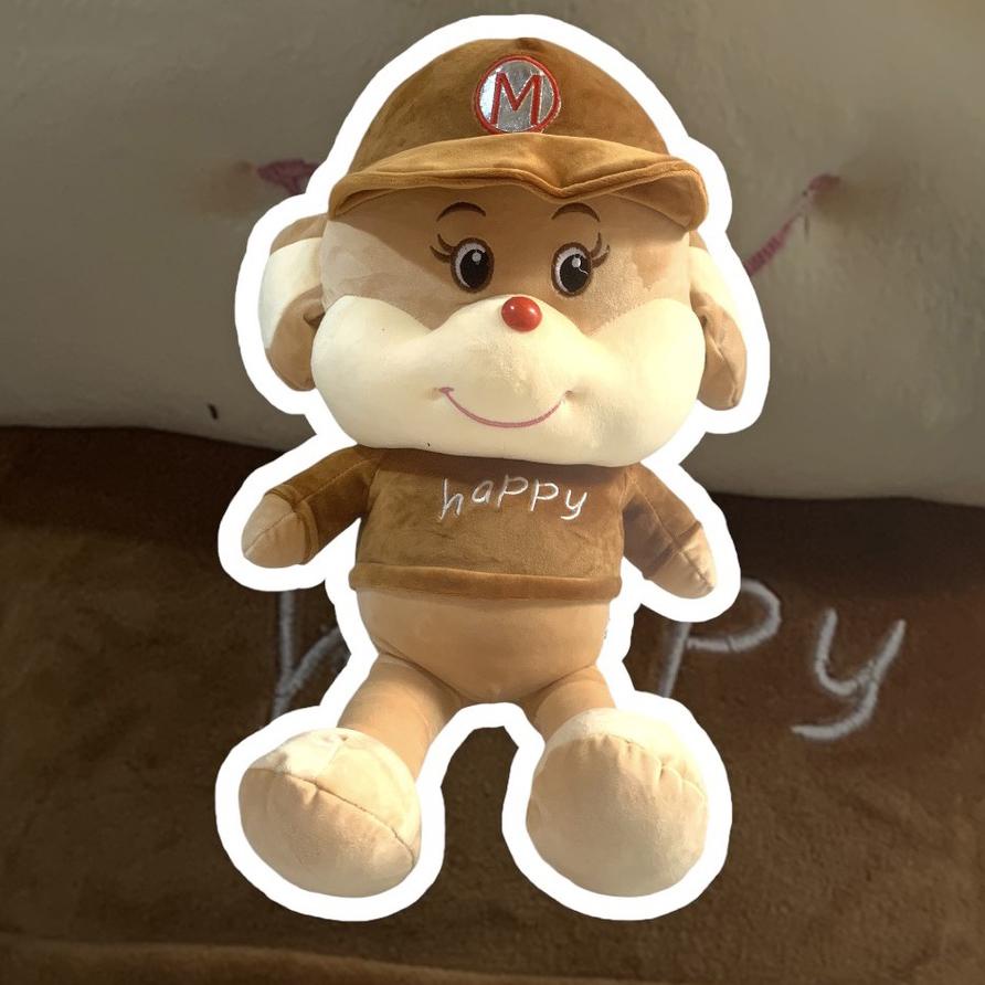Gấu bông chuột mickey đội mũ baby siêu cute làm bằng bông sợi tơ 100% êm ái mềm mịn - Gấu Xinh - G60