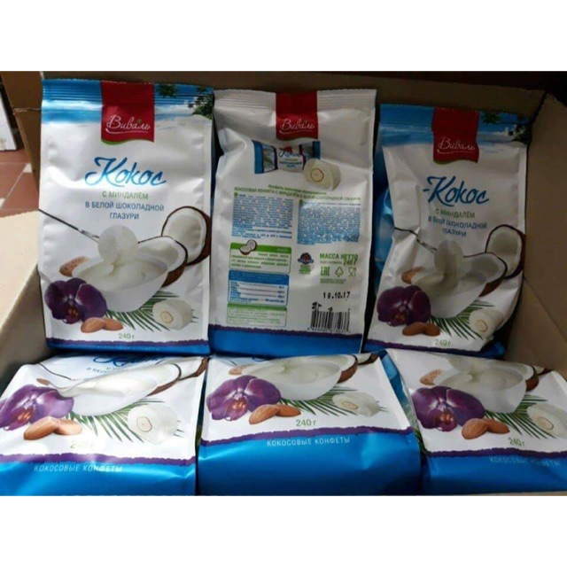 Kẹo socola dừa Nga