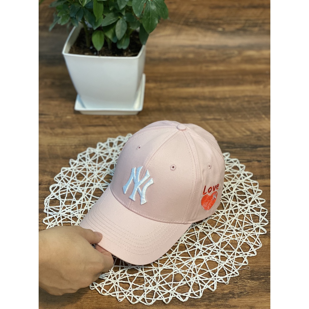 Mũ nón đôi NY love cá tính thêu 3D cực hot dành cho các cặp đôi Full Box