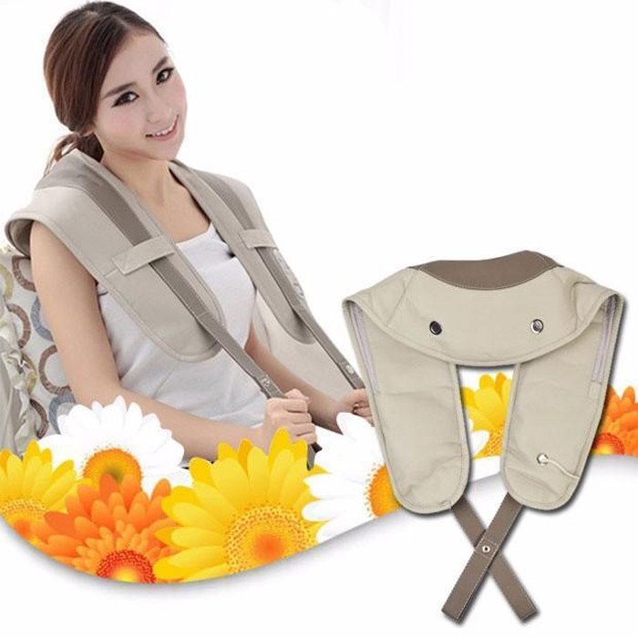 Đai massage đấm bóp thư giản lưng, cổ, vai gáy Neck Shoulder W-808