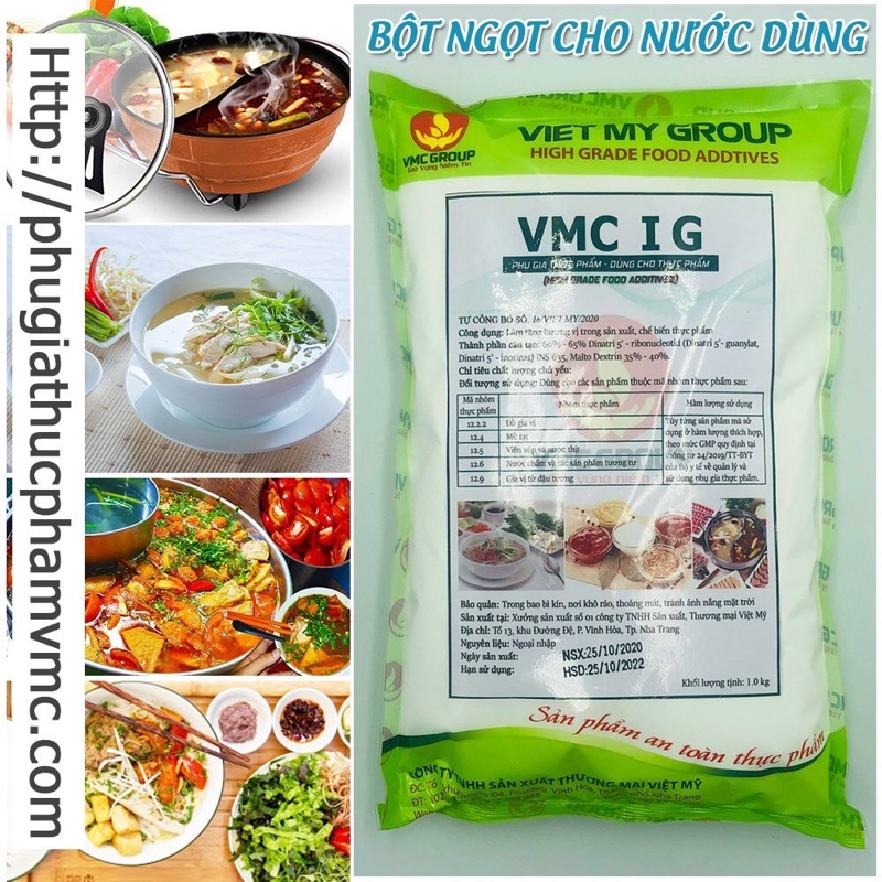 CHẤT ĐIỀU VỊ CHO NƯỚC DÙNG VMC IG