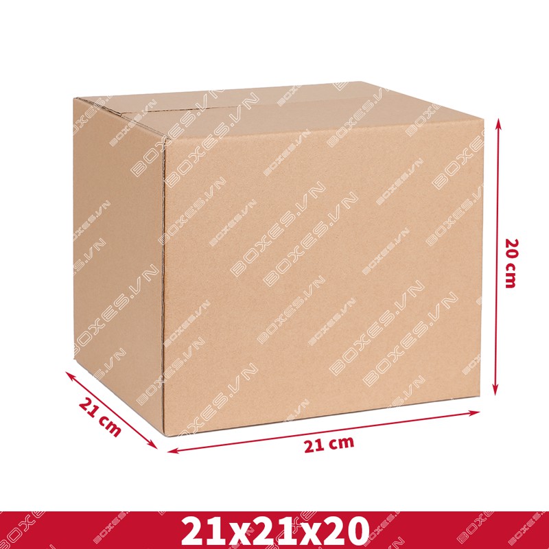 21x21x20 Combo 50 hộp Carton đóng gói hàng giá tại xưởng