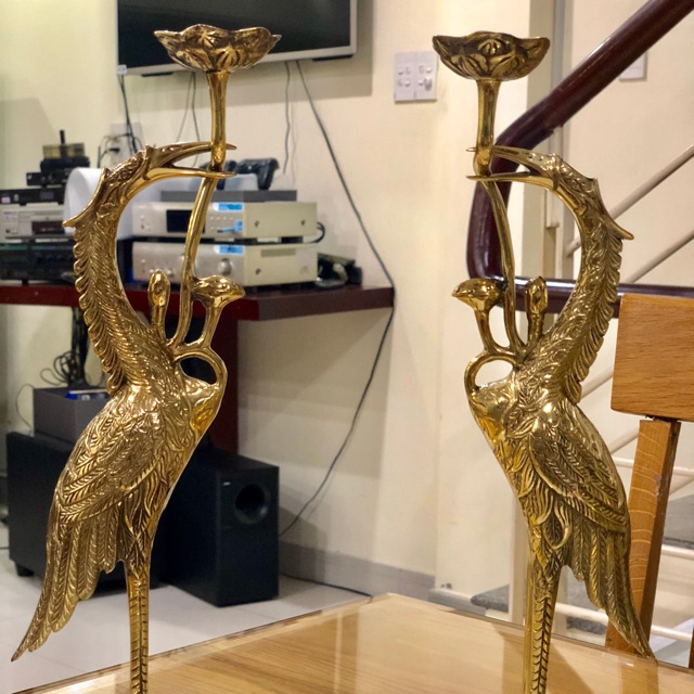 Cặp Hạc Đồng 42cm