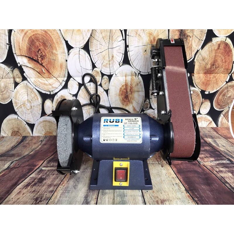 Máy mài Rubi 1 bên nhám 100% dây đồng HP-150/50D