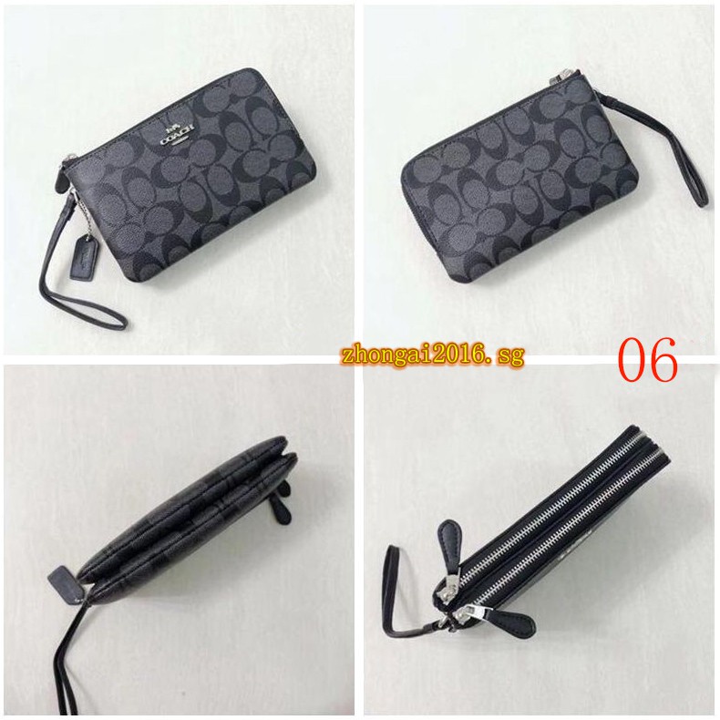 Ví nữ Coach / Ví dây kéo đôi /Ví Da Thời Trang Có Dây Kéo Cho Nữ F87591