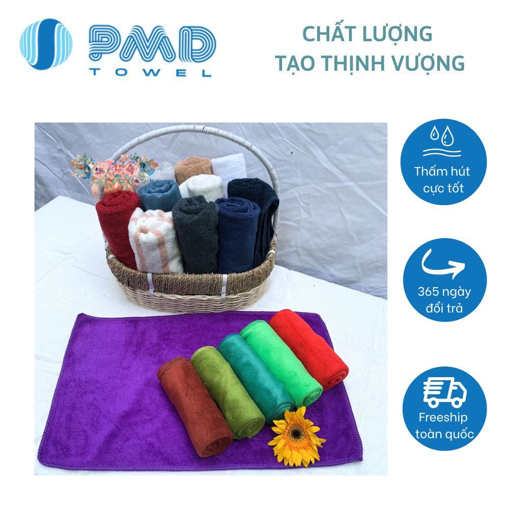 Khăn lau Microfiber đa năng siêu thấm hút lau sạch mọi vết bẩn không sổ lông phai màu rất tiện dụng