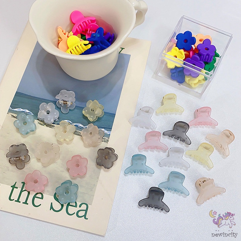 Set 12 Kẹp Tóc Càng Cua Xinh Xắn Phong Cách Hàn Quốc Cho Bé Gái