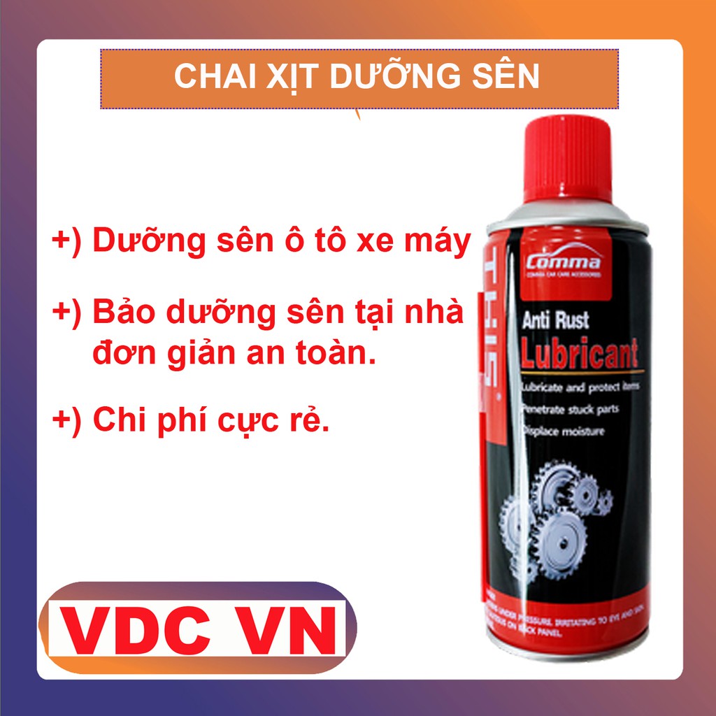 Chai Xịt Dưỡng Sên, Vệ Sinh Sên, Rửa Sên - Bảo Dưỡng Sên Xích Chống Rỉ, Ăn Mòn - THIS Anti Rust