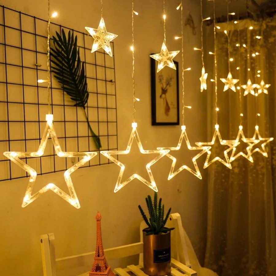 Đèn trang trí ngôi sao, đèn led trang trí Chống Thấm Nước Trang Trí Ngoài Trời