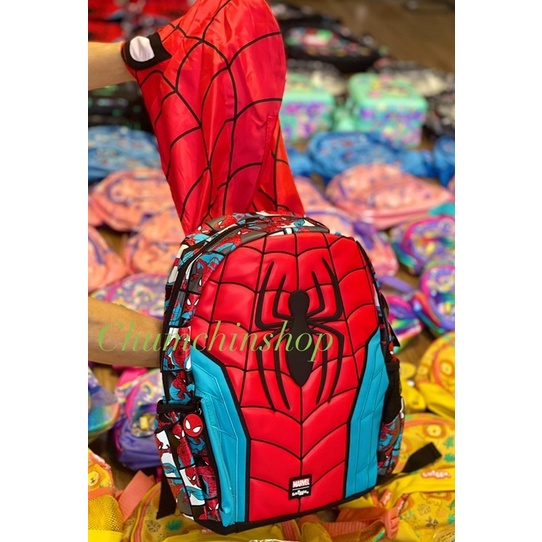 Balo Smiggle Disney bản limited hoạ tiết Tiên cá, Cinderella, spiderman siêu nhẹ cho học sinh cấp 1-2