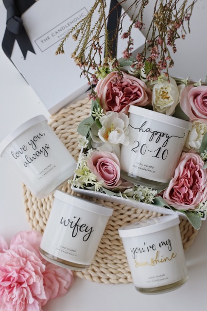 Nến thơm “The Candleholic” PERSONALIZED (có thể yêu cầu message trên cốc tuỳ ý)