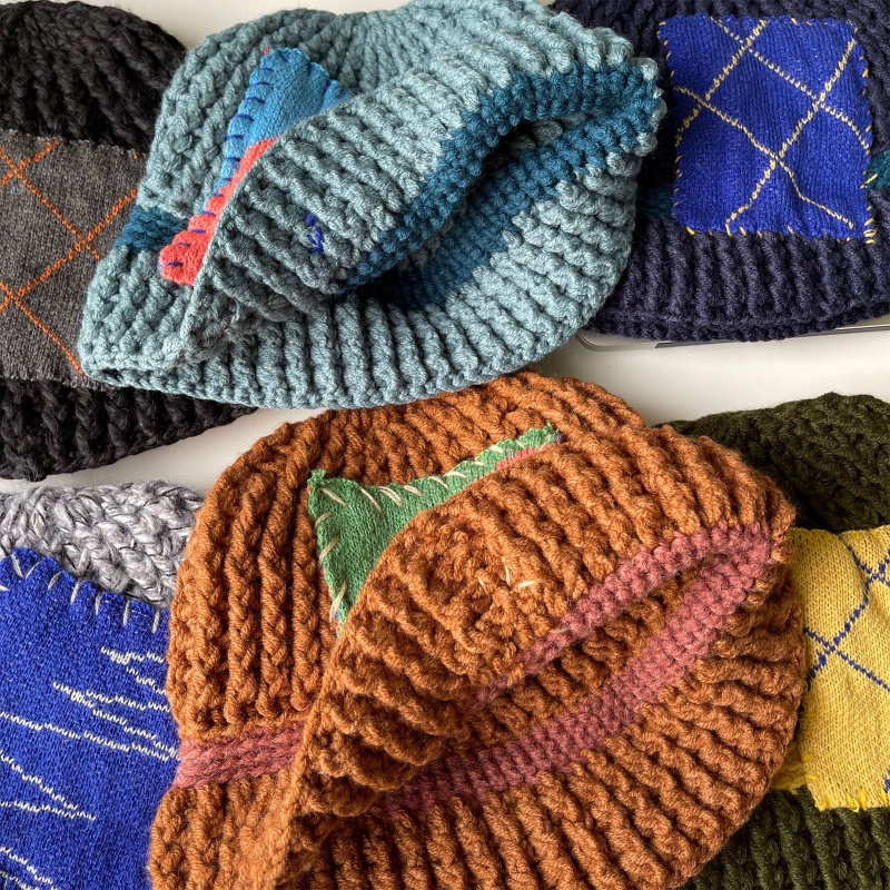 Mũ Tai Bèo Dệt Kim Dày Dặn Mềm Mại Giữ Ấm Mùa Đông Cho Người Lớn