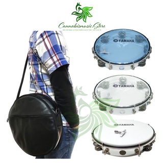 Trống Gõ Bo lắc tay và Bao đựng Lục Lạc Tambourine Yamaha MT6-102 (Trống chơi nhạc chế gõ po - Xipo)