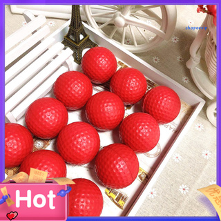 Set 10 quả bóng golf bằng xốp mềm dùng luyện tập tại nhà an toàn hiệu quả