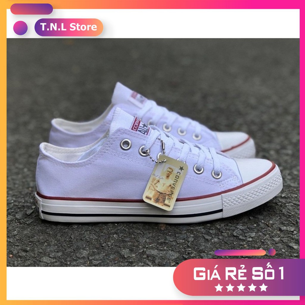 [Mã FAGREEN245 giảm 10% tối đa 30K đơn từ 99K] Giày CV Classic Trắng Thấp (T.N.L Store)