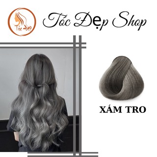 Nhuộm Tóc Màu Xám Tro | Cần Tẩy Tóc Nâng Tone Mạnh