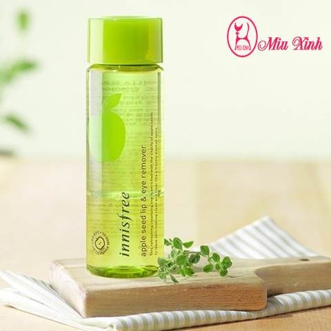 TẨY TRANG MẮT MÔI [INNISFREE] Apple Seed Lip and Eye Remover